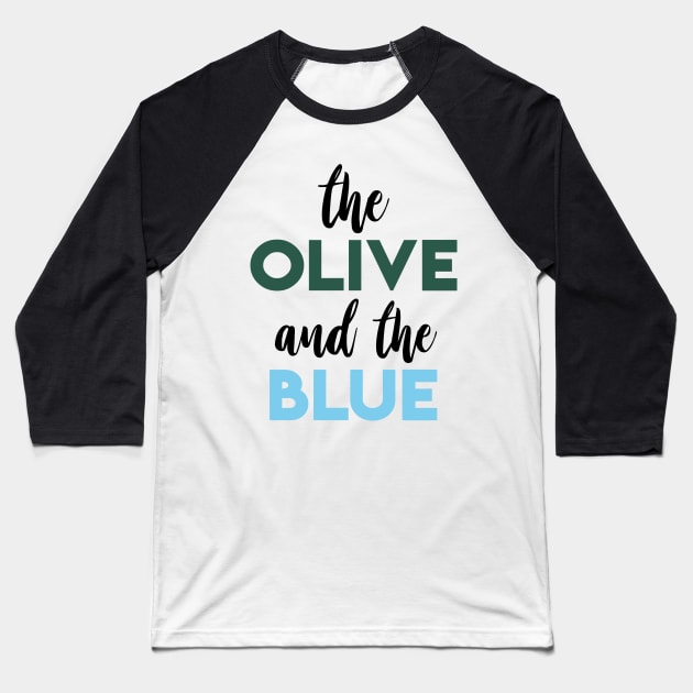 Tulane University the Olive and the Blue Baseball T-Shirt by hcohen2000